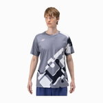 Yonex Sport-Tshirt Practice Graphic Print 16748 (100% Polyester) 2025 grau Herren